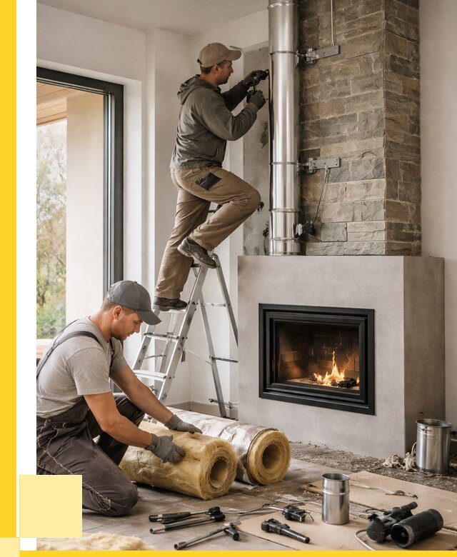 Монтаж дымоходов для каминов в Реутове от 15611 р. ЭриданРтв