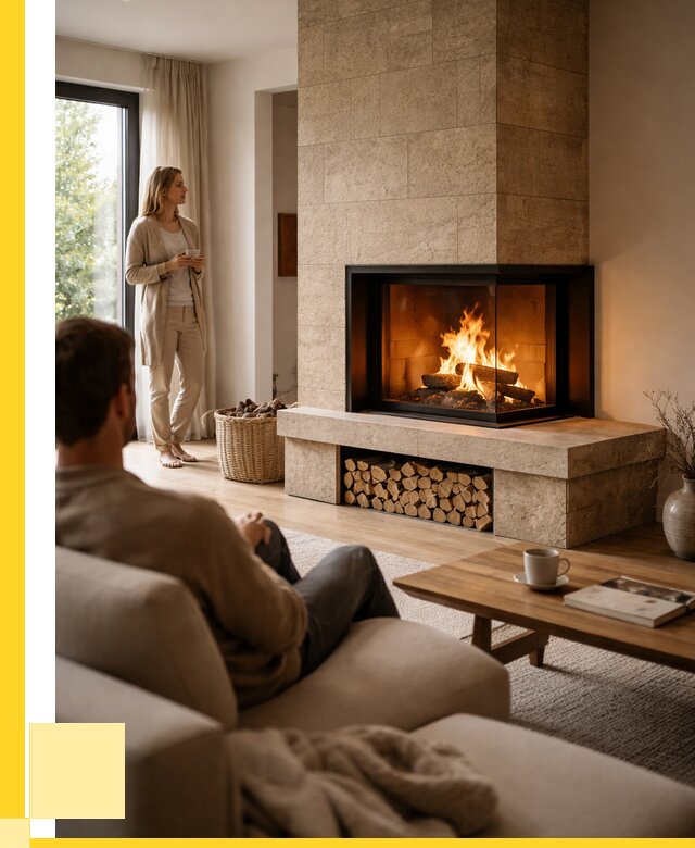 Угловые камины из кирпича установка в Реутове от 156105 р. ЭриданРтв