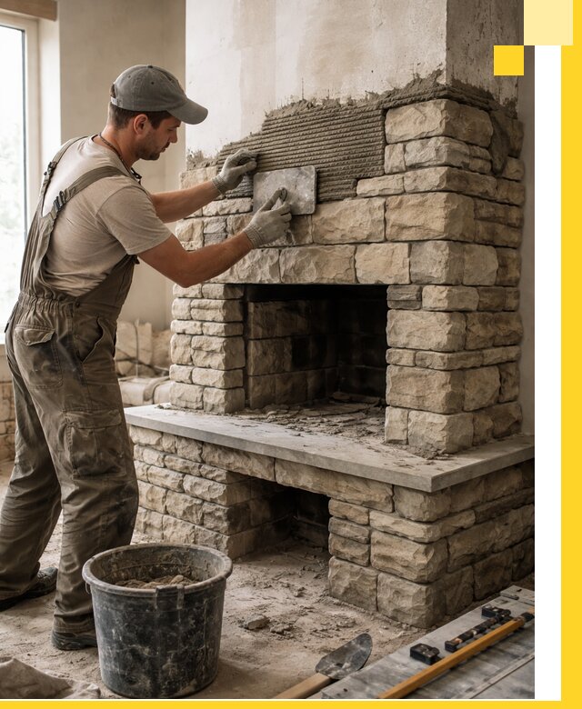 Строительство каминов под ключ в Реутове от проектирования до монтажа