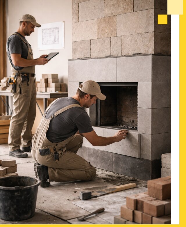 Индивидуальные проекты каминов и каминных систем в Реутове