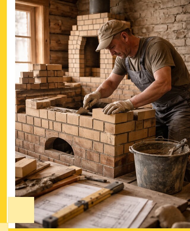 Кладка печей из кирпича в Реутове цены от 31221 р. - ЭриданРтв