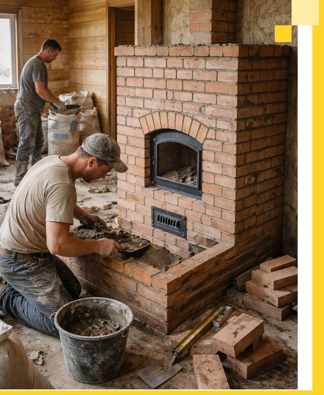 Профессиональное строительство печей в Реутове под ключ