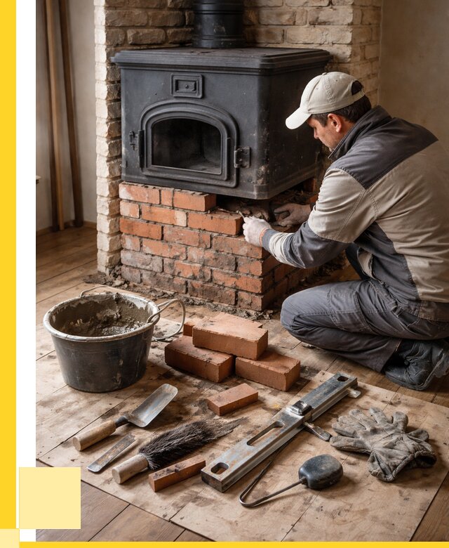 Ремонт печей в Реутове от 12488 р., услуги печника ЭриданРтв
