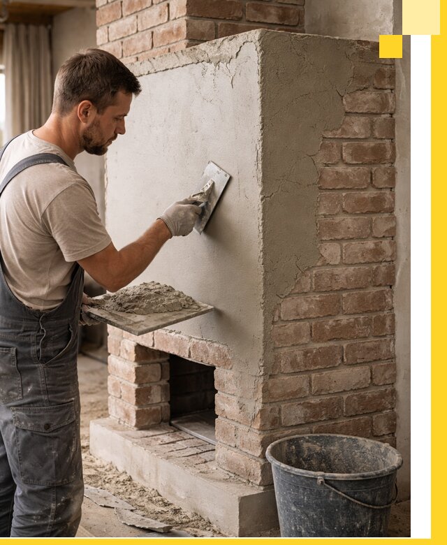 Отделка печей и облицовка каминов в Реутове под ключ