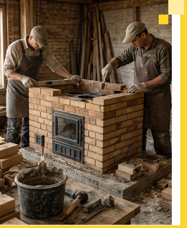 Изготовление и установка варочных печей под ключ в Реутове