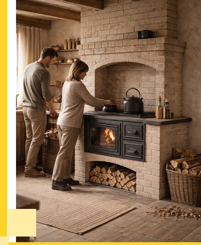 Печи с плитой в Реутове от 46832 р. | ЭриданРтв — кирпичная печь