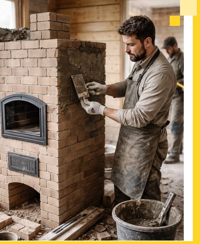 Изготовление и установка печей-шведок под ключ в Реутове