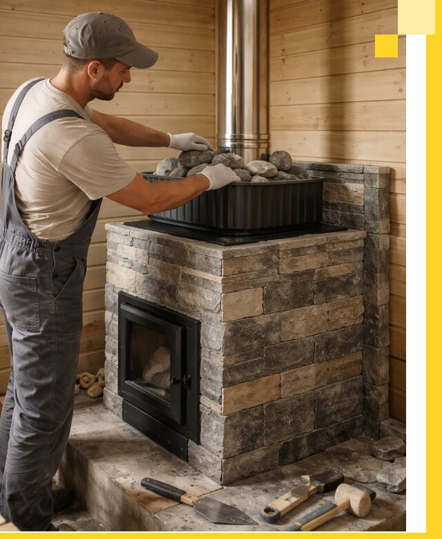 Печи для парной в Реутове, производство, монтаж и обслуживание