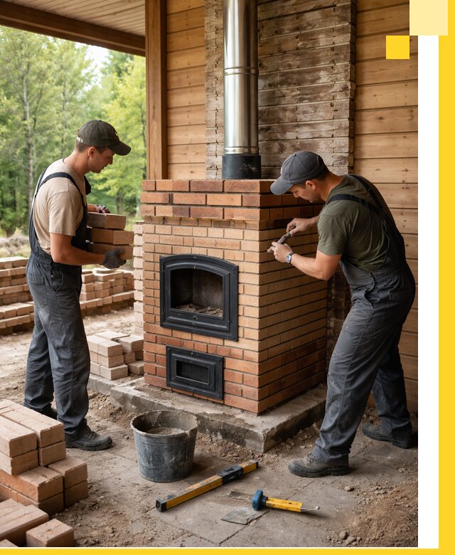 Производство и установка дачных печей под ключ в Реутове
