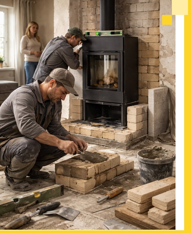 Печи и камины под ключ: проект, установка в Реутове