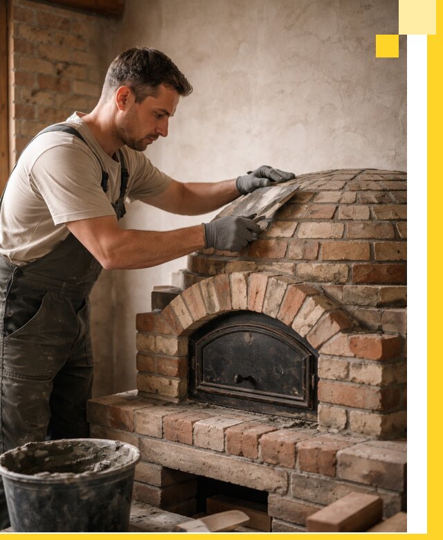 Изготовление и монтаж помпейских печей на заказ в Реутове