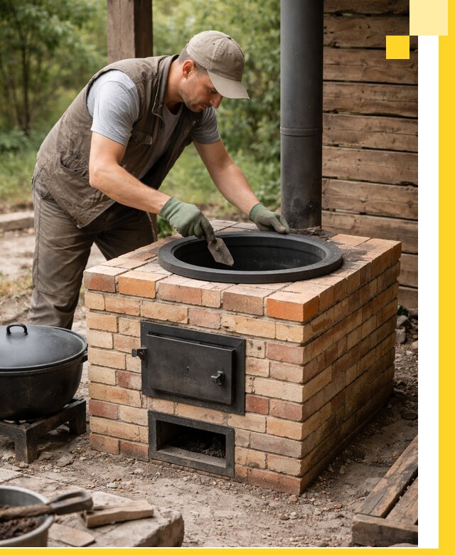 Изготовление и установка печей для казана в Реутове под ключ