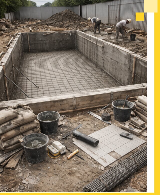 Строительство бассейнов под ключ в Реутове, дизайн и монтаж