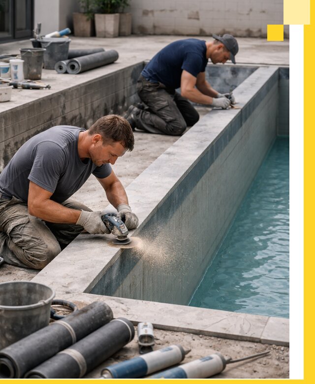 Профессиональный ремонт бассейнов под ключ в Реутове