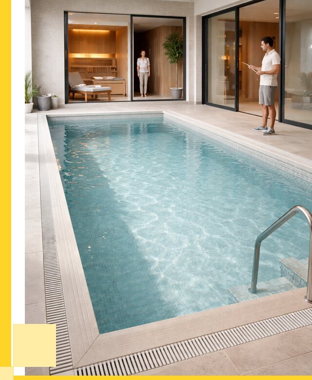 Отделка бассейна пленкой ПВХ в Реутове от 3642 р. - ЭриданРтв