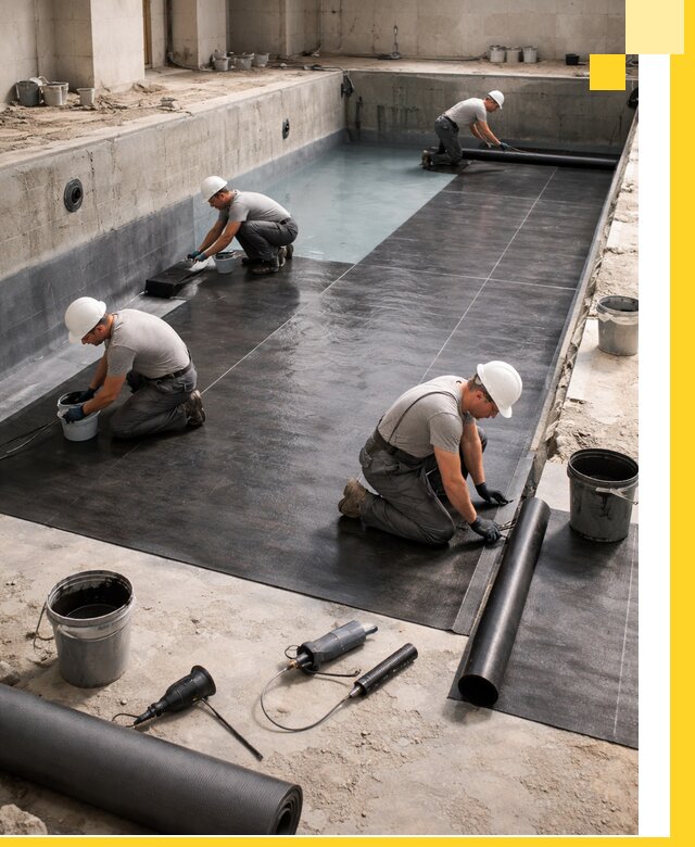 Профессиональная гидроизоляция бассейнов и чаш в Реутове под ключ