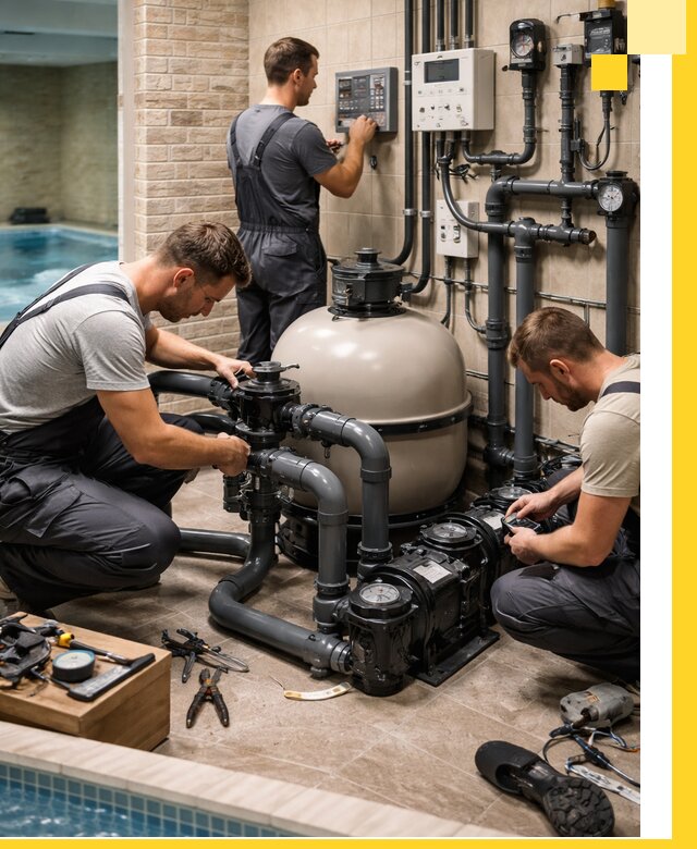 Комплексное оборудование для бассейнов под ключ в Реутове