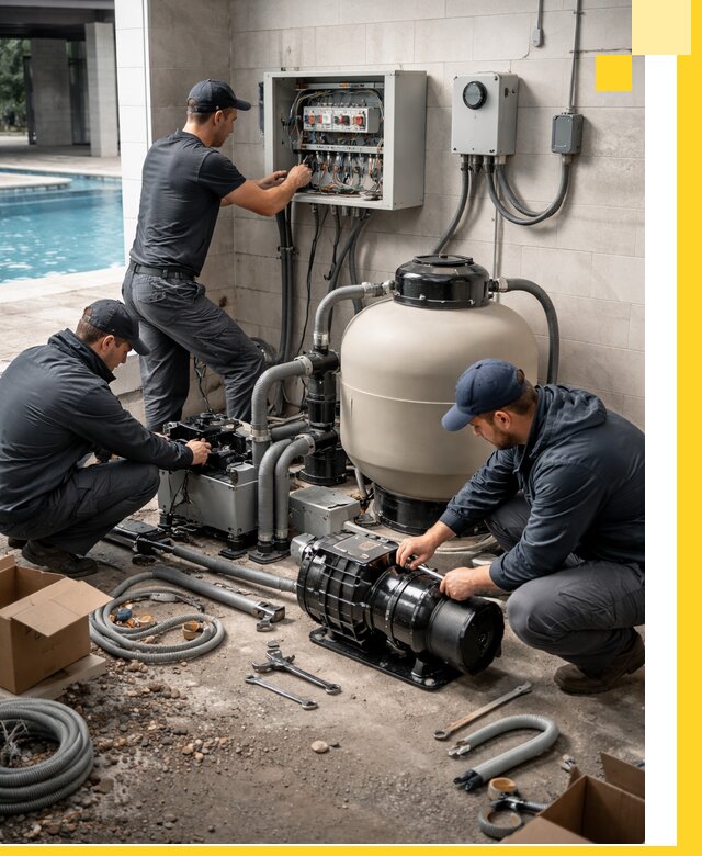 Профессиональный монтаж оборудования для бассейнов в Реутове