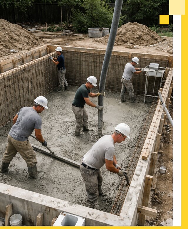 Строительство бетонных бассейнов под ключ в Реутове