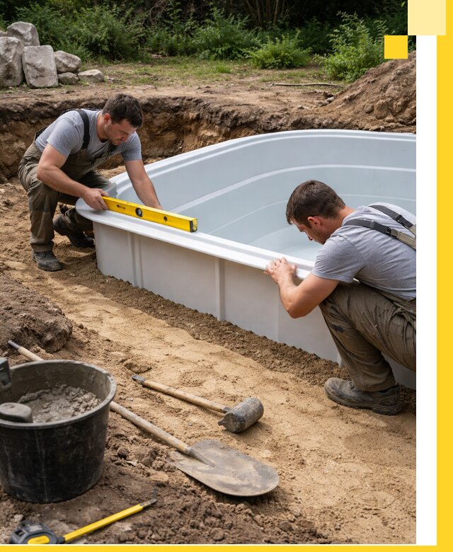 Производство и установка пластиковых бассейнов в Реутове под ключ