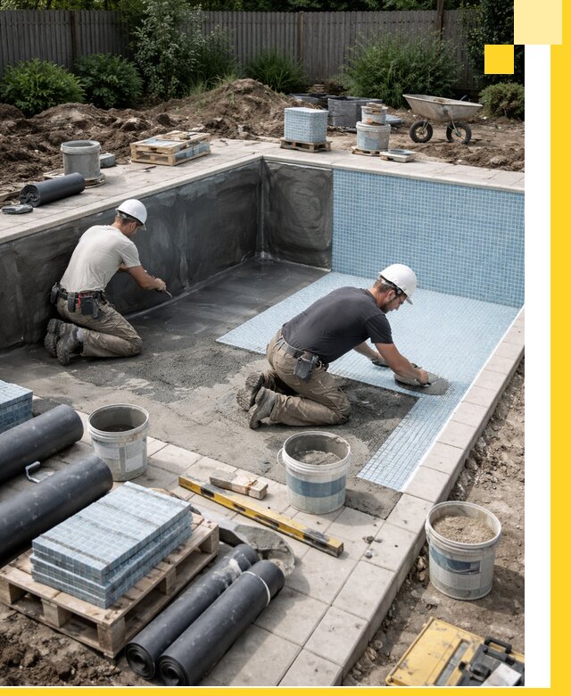 Проектирование и строительство стационарных бассейнов в Реутове