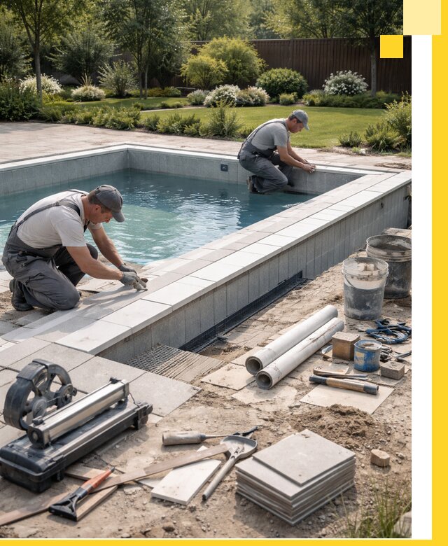 Строительство открытых бассейнов под ключ в Реутове профессионально