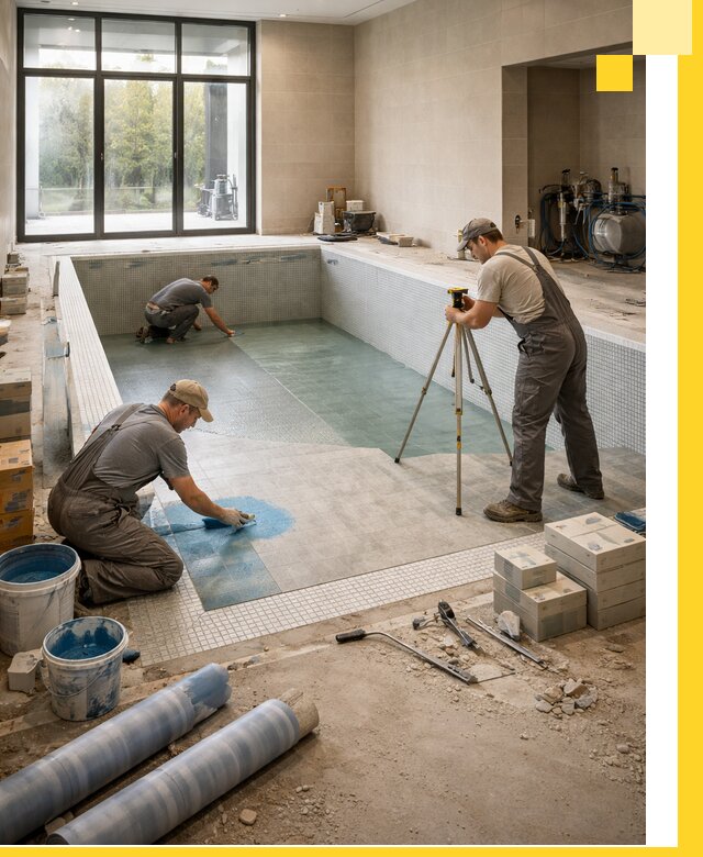 Проект и строительство закрытых бассейнов в Реутове под ключ