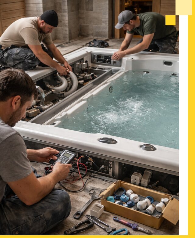 Гидромассажные бассейны под ключ в Реутове, дизайн и монтаж