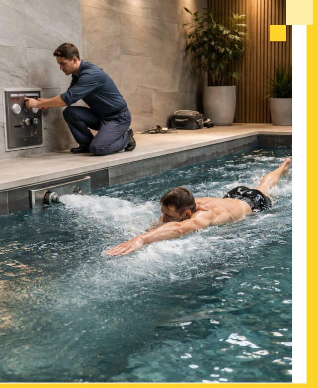 Проектирование и монтаж бассейнов с противотоком в Реутове