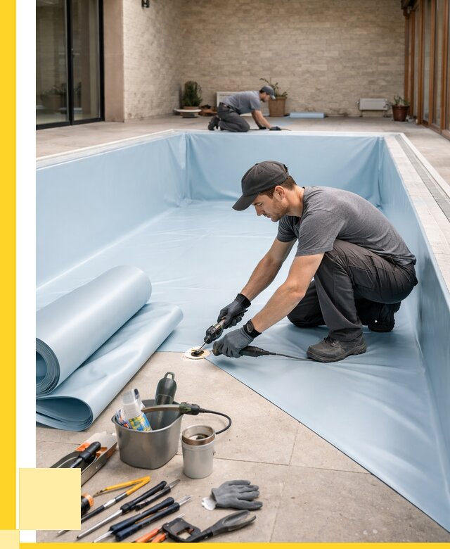 Пленка ПВХ для бассейнов в Реутове от 2602 р. | ЭриданРтв