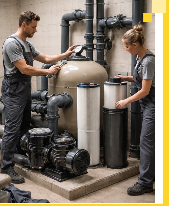 Фильтры и системы фильтрации для бассейнов в Реутове