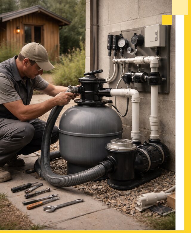 Продажа и монтаж фильтров и насосов для бассейнов в Реутове