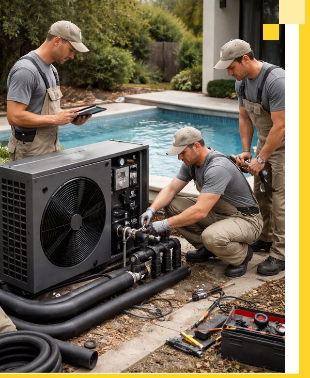 Проектирование и установка тепловых насосов для бассейнов в Реутове