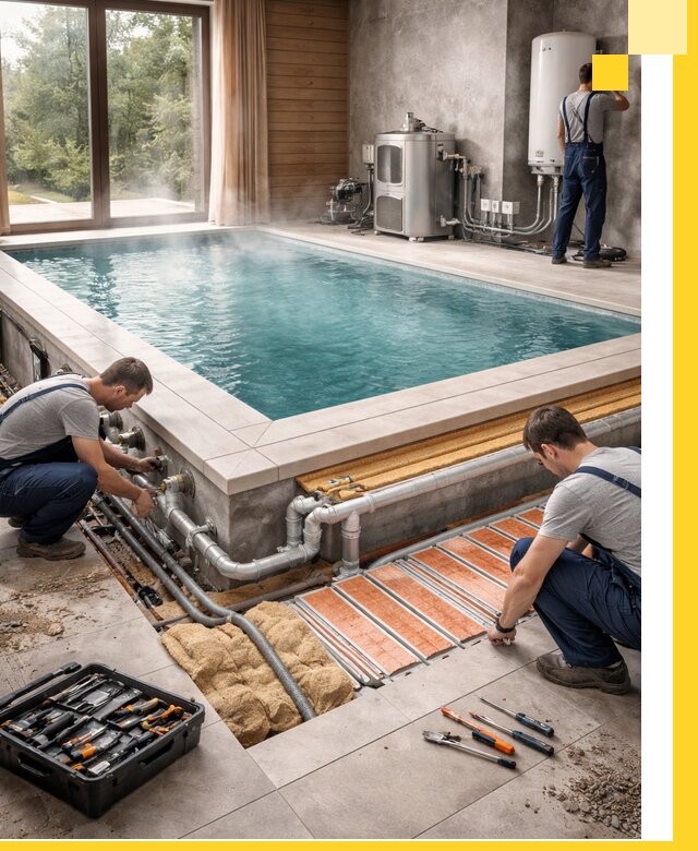 Проектирование и строительство тёплых бассейнов в Реутове