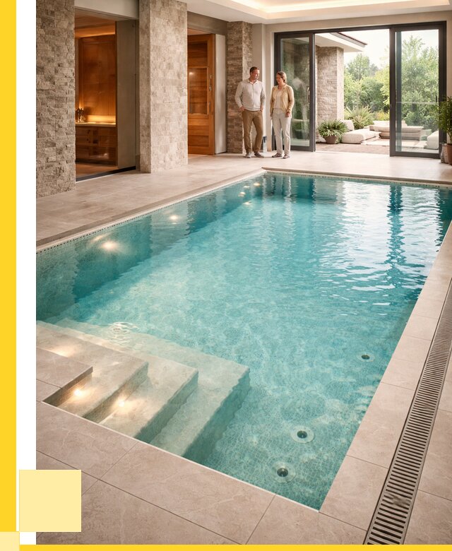 Бассейн во дворе в Реутове: проект, отделка от 1248840 р. | ЭриданРтв