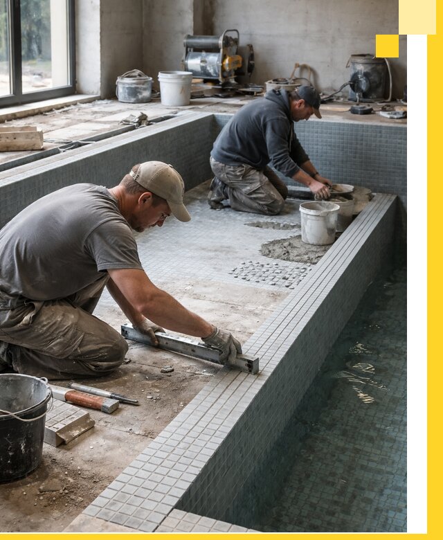 Строительство бассейна в частном доме в Реутове под ключ