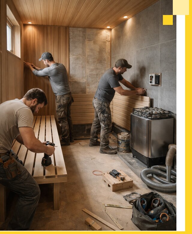 Сауны под ключ в Реутове, проектирование, строительство, отделка