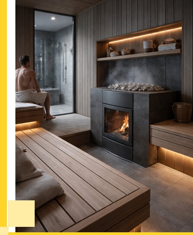 Проект сауны в частном доме в Реутове от 36425 р. | ЭриданРтв