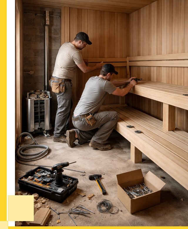 Монтаж саун под ключ в Реутове от 124884 р. | ЭриданРтв