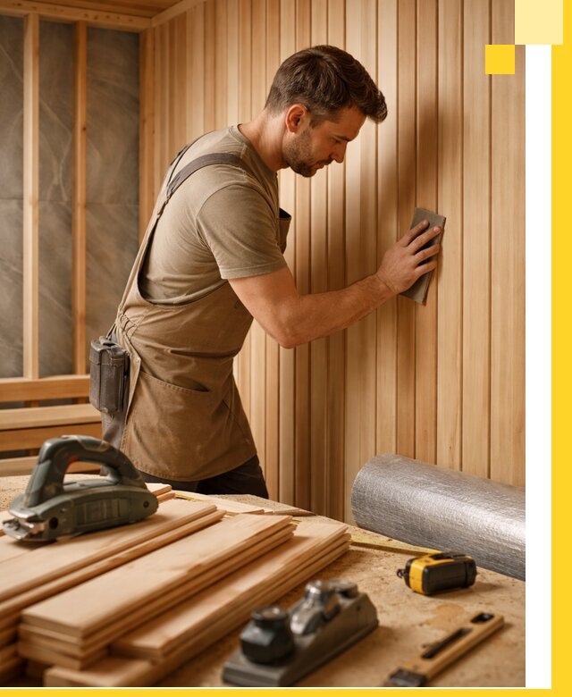 Профессиональная отделка саун и парных под ключ в Реутове