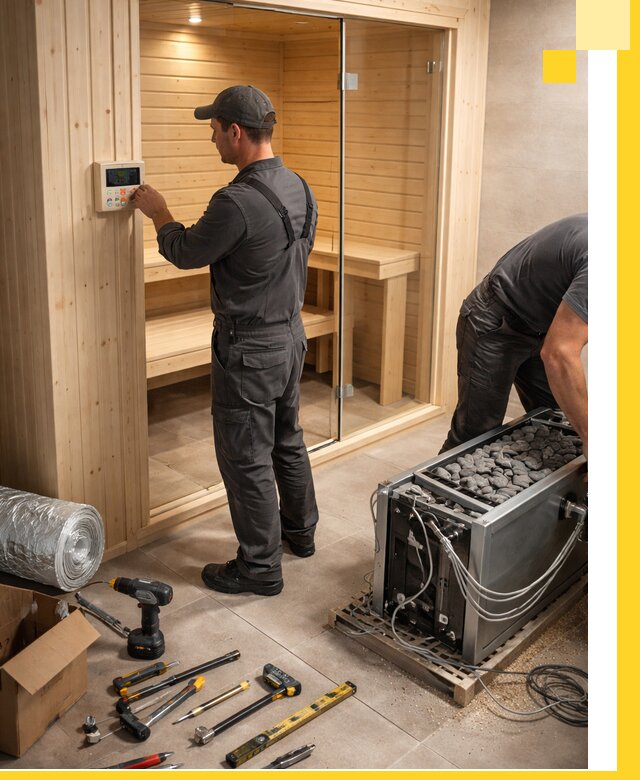 Поставка, установка и монтаж электрических саун в Реутове