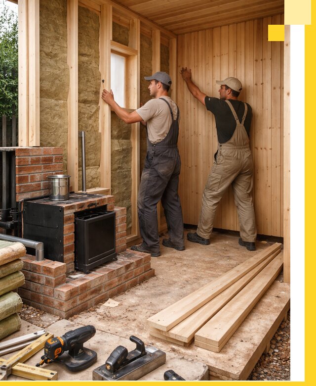 Строительство и установка дачных саун под ключ в Реутове