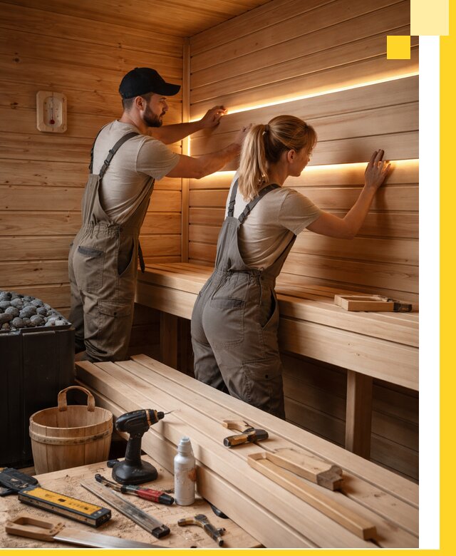 Дизайн саун и бань под ключ с индивидуальным проектом в Реутове