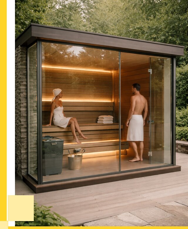 Сауна стеклянная и двери для сауны в Реутове от 260175 р. | ЭриданРтв