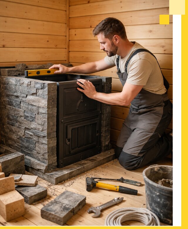 Производство и установка печей для саун под ключ в Реутове