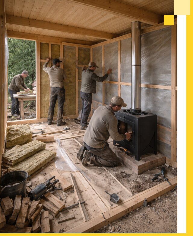 Профессиональный монтаж бань под ключ в Реутове для дома