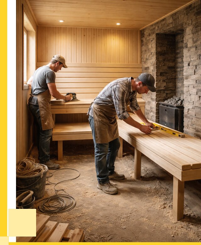 Отделка бани в Реутове: внутренняя отделка от 3122 р. | ЭриданРтв