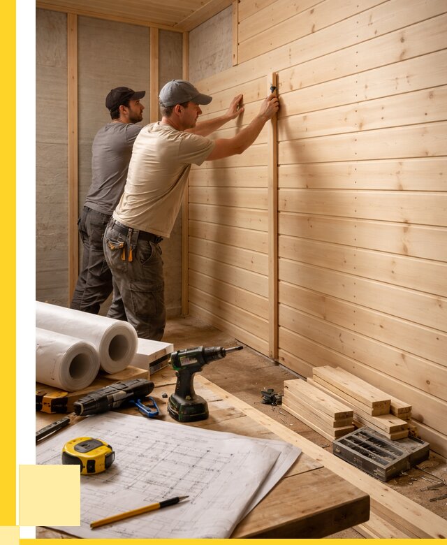 Обшивка бани вагонкой в Реутове от 1249 р., ЭриданРтв