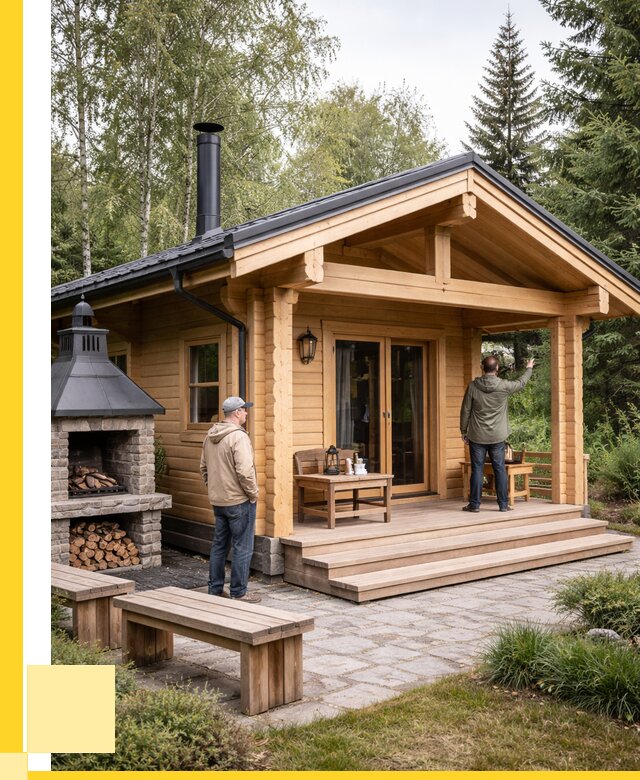 Деревянные бани под ключ в Реутове от 468315 р. | ЭриданРтв