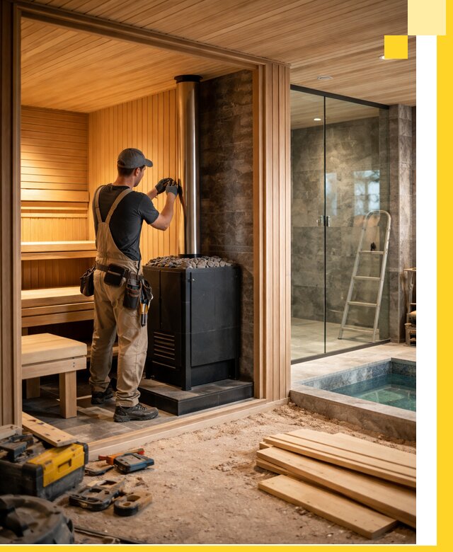 Полное строительство банных комплексов под ключ в Реутове